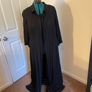 Long challis maxi/duster